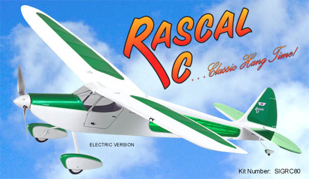 Rascal best sale rc plane